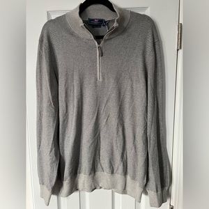 NWT vineyard vines Thaxter Stripe Quarter Zip